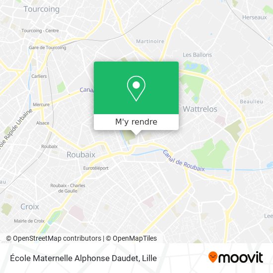 École Maternelle Alphonse Daudet plan