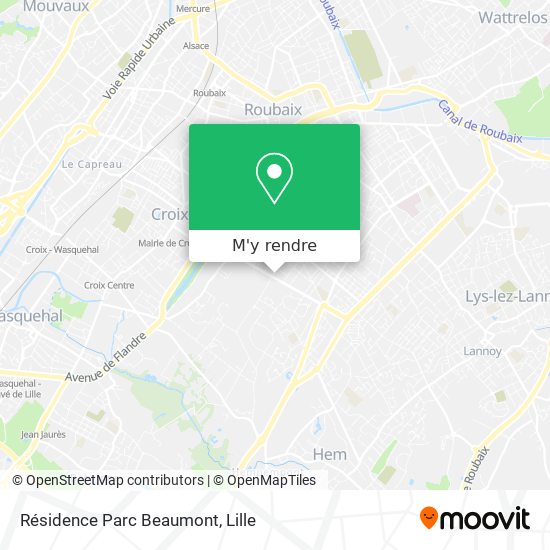 Résidence Parc Beaumont plan