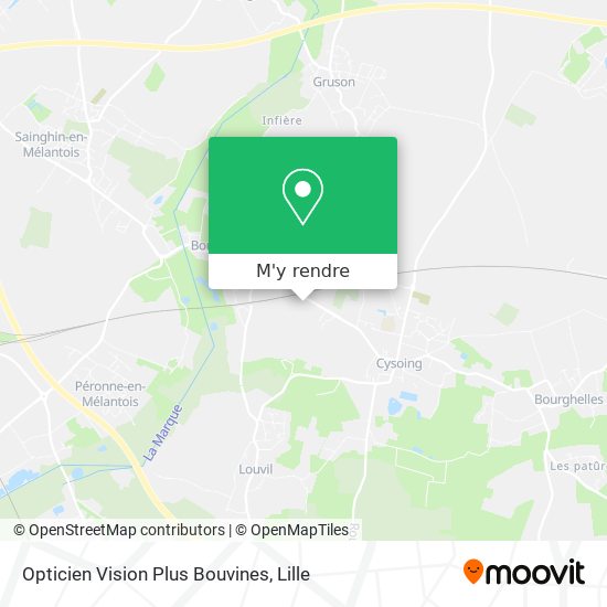 Opticien Vision Plus Bouvines plan