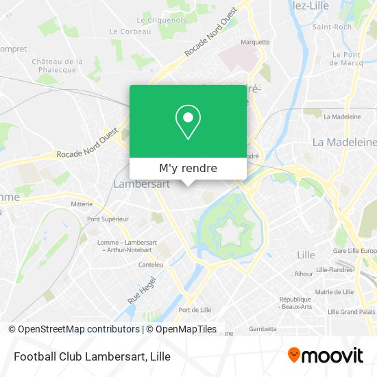 Football Club Lambersart plan