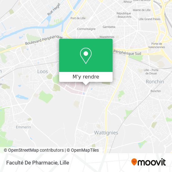 Faculté De Pharmacie plan
