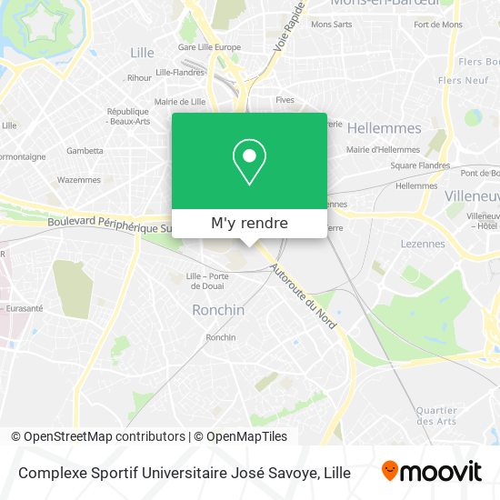 Complexe Sportif Universitaire José Savoye plan