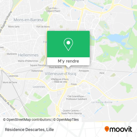 Résidence Descartes plan