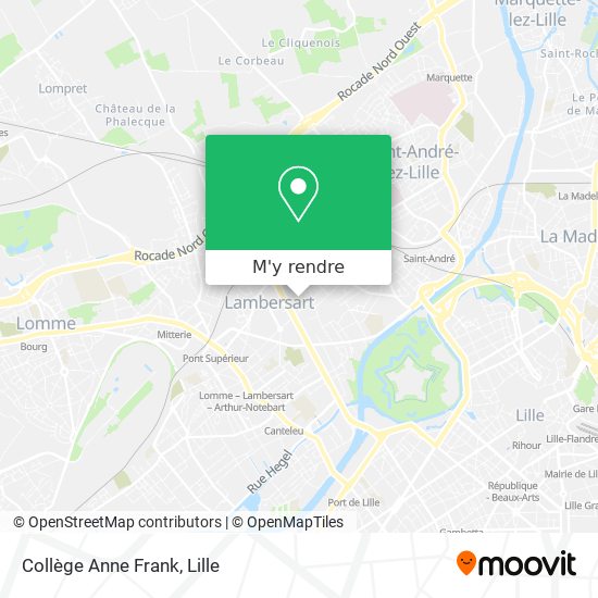 Collège Anne Frank plan
