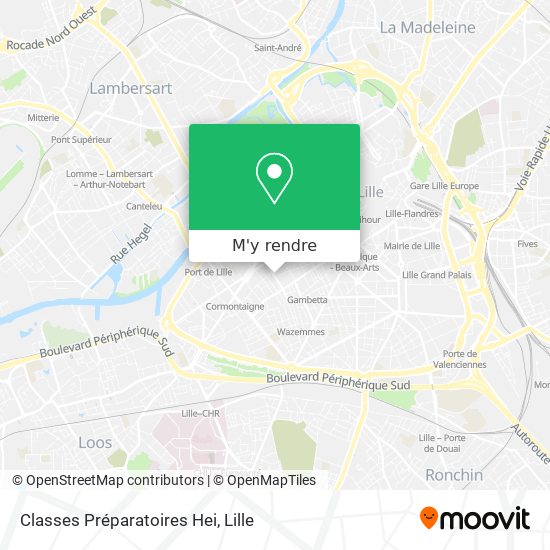 Classes Préparatoires Hei plan