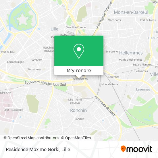 Résidence Maxime Gorki plan