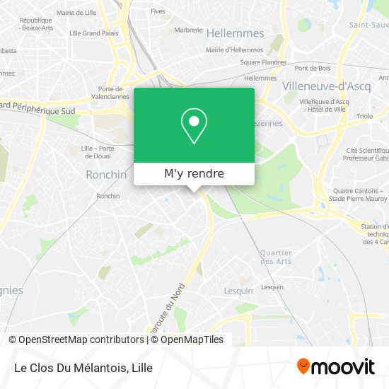 Le Clos Du Mélantois plan