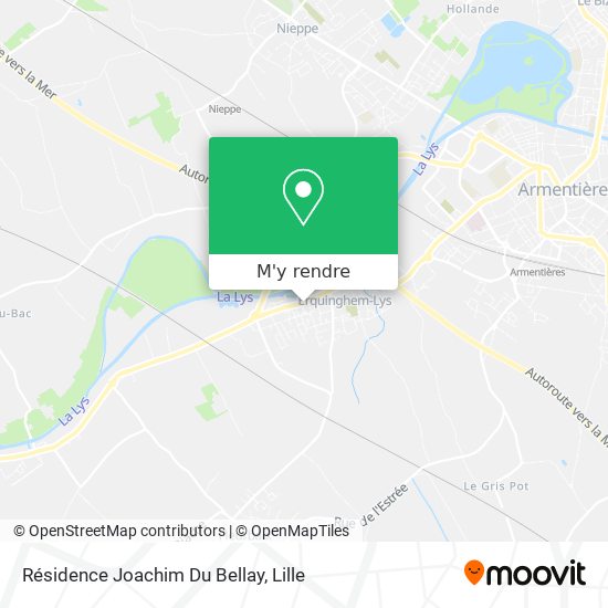 Résidence Joachim Du Bellay plan