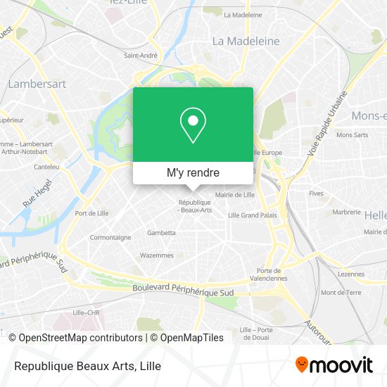 Republique Beaux Arts plan
