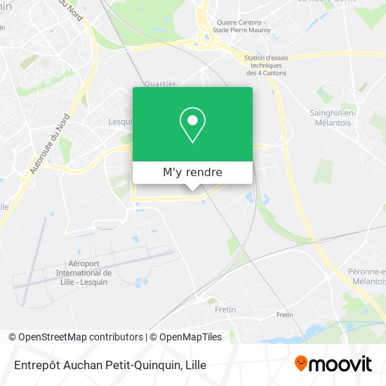 Entrepôt Auchan Petit-Quinquin plan