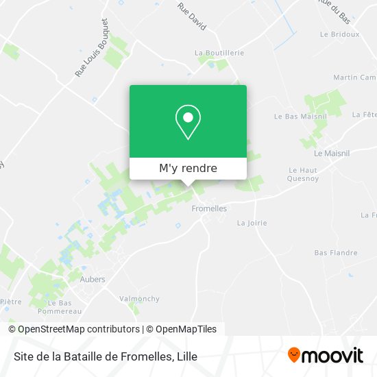 Site de la Bataille de Fromelles plan