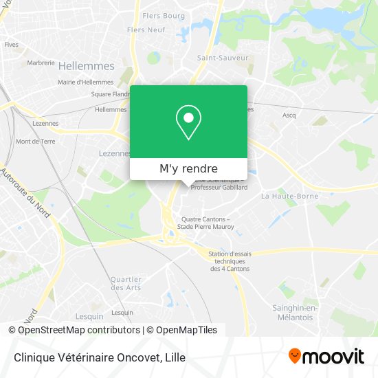 Clinique Vétérinaire Oncovet plan
