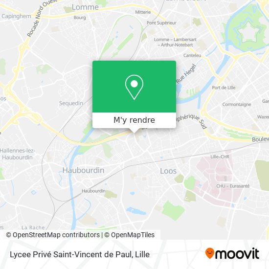 Lycee Privé Saint-Vincent de Paul plan