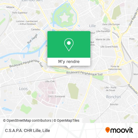 C.S.A.P.A. CHR Lille plan