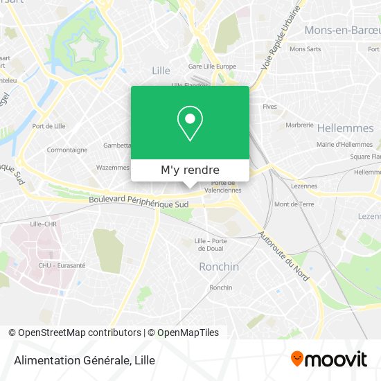 Alimentation Générale plan