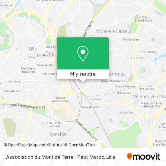 Association du Mont de Terre - Petit Maroc plan
