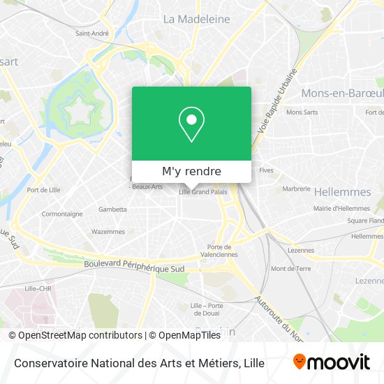 Conservatoire National des Arts et Métiers plan