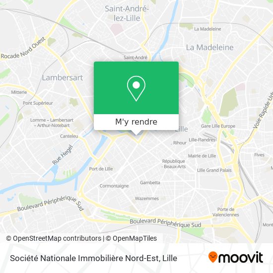 Société Nationale Immobilière Nord-Est plan