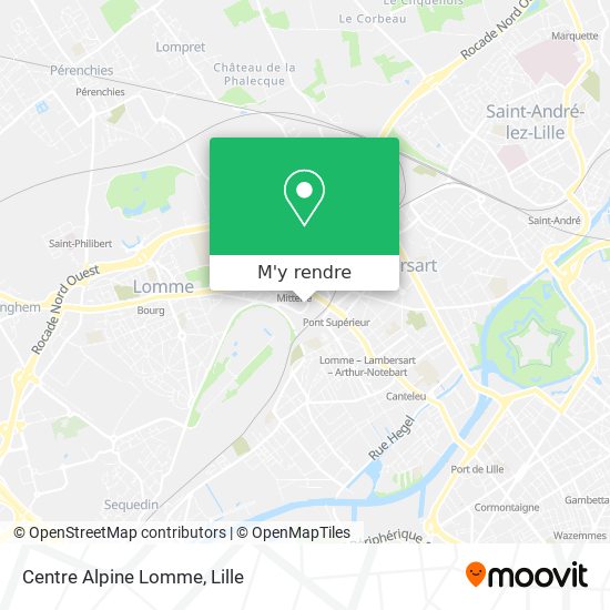 Centre Alpine Lomme plan