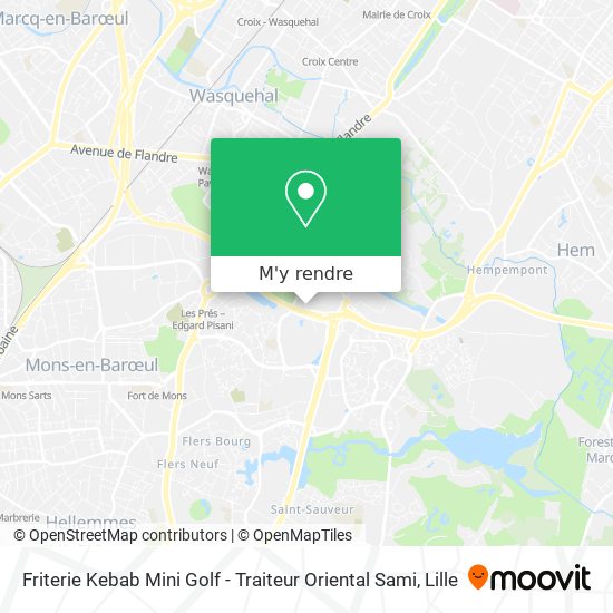 Friterie Kebab Mini Golf - Traiteur Oriental Sami plan