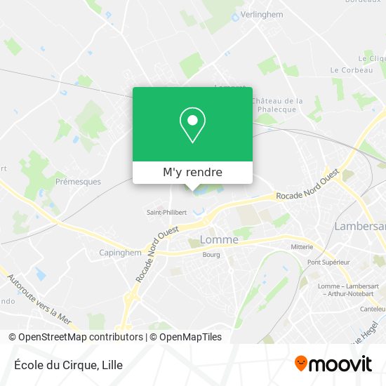 École du Cirque plan