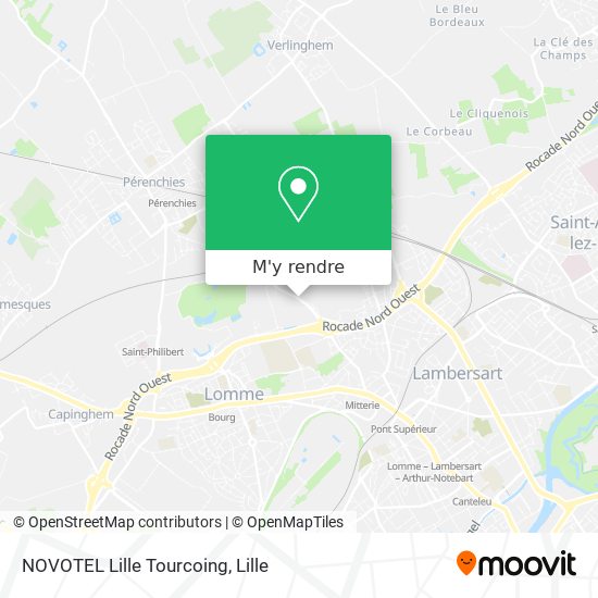 NOVOTEL Lille Tourcoing plan