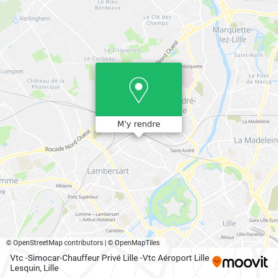 Vtc -Simocar-Chauffeur Privé Lille -Vtc Aéroport Lille Lesquin plan