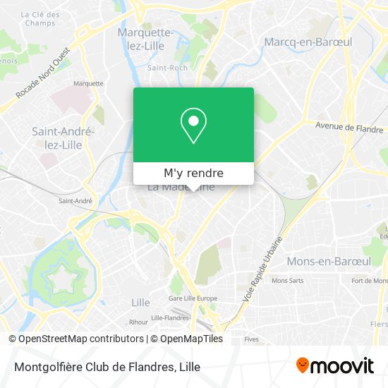 Montgolfière Club de Flandres plan