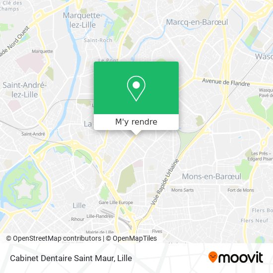 Cabinet Dentaire Saint Maur plan