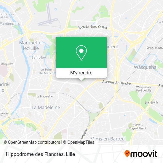 Hippodrome des Flandres plan