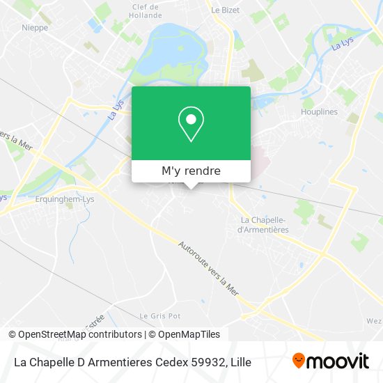 La Chapelle D Armentieres Cedex 59932 plan