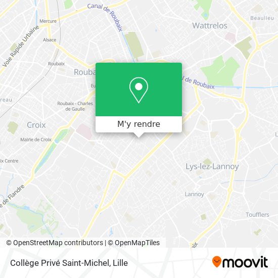 Collège Privé Saint-Michel plan