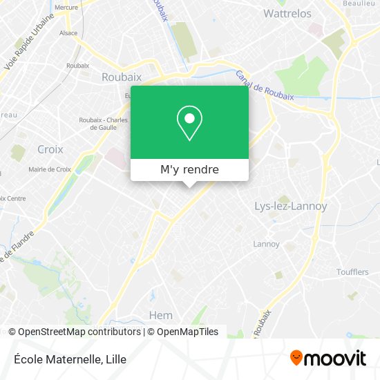 École Maternelle plan