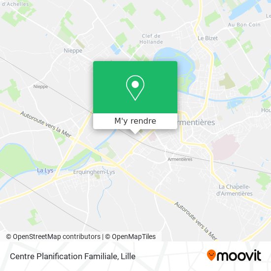 Centre Planification Familiale plan
