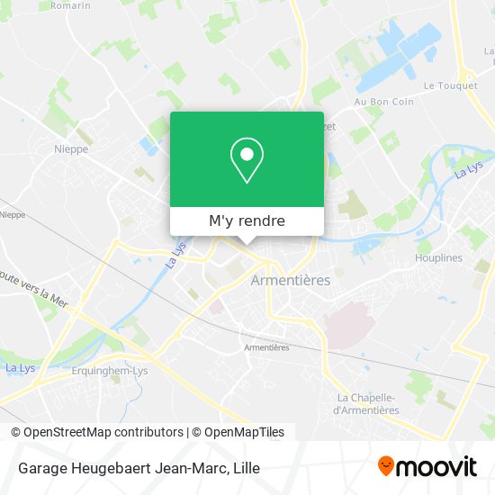 Garage Heugebaert Jean-Marc plan
