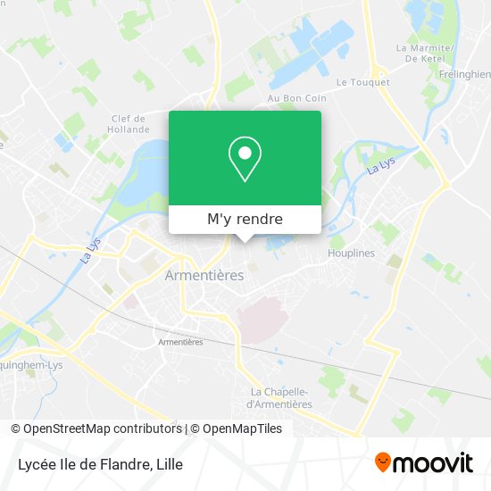 Lycée Ile de Flandre plan