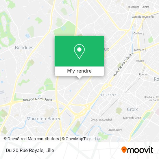 Du 20 Rue Royale plan