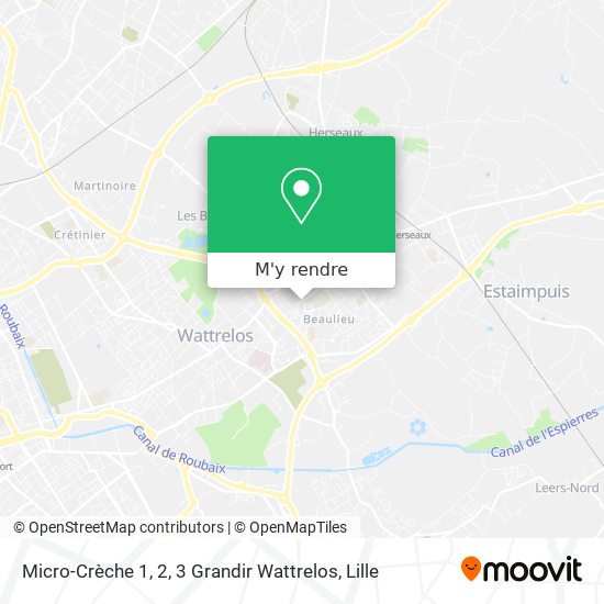 Micro-Crèche 1, 2, 3 Grandir Wattrelos plan