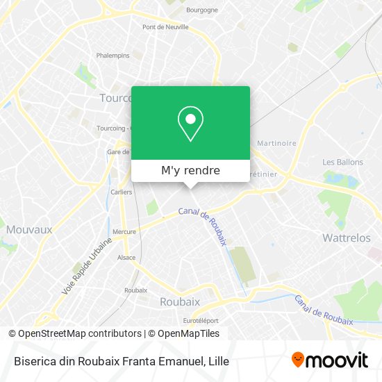 Biserica din Roubaix Franta Emanuel plan