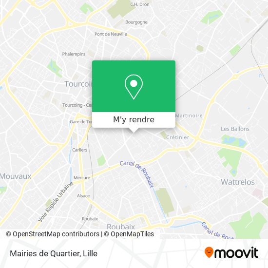 Mairies de Quartier plan