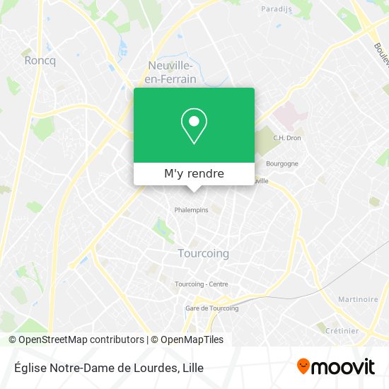 Église Notre-Dame de Lourdes plan