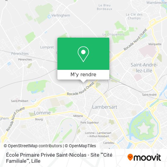 École Primaire Privée Saint-Nicolas - Site ""Cité Familiale"" plan