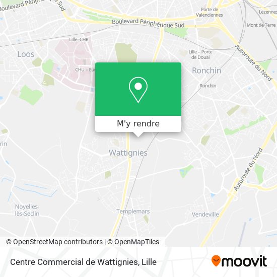 Centre Commercial de Wattignies plan