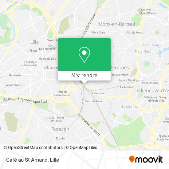 Café au St Amand plan