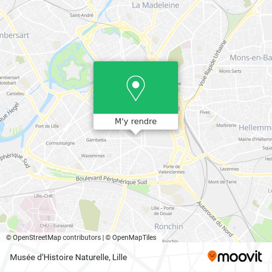 Musée d'Histoire Naturelle plan