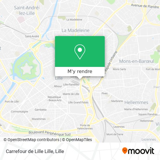 Carrefour de Lille Lille plan