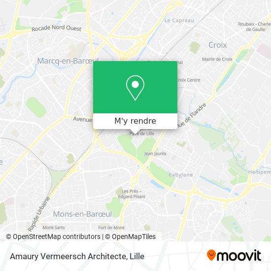 Amaury Vermeersch Architecte plan