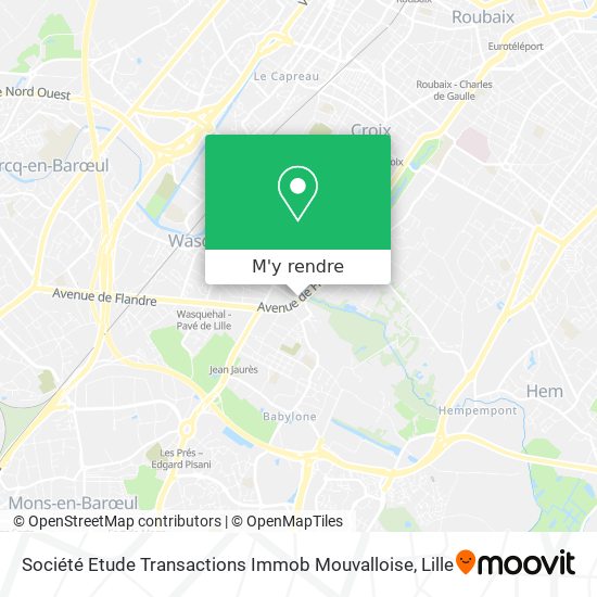Société Etude Transactions Immob Mouvalloise plan