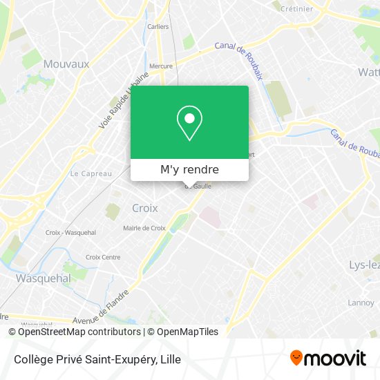 Collège Privé Saint-Exupéry plan