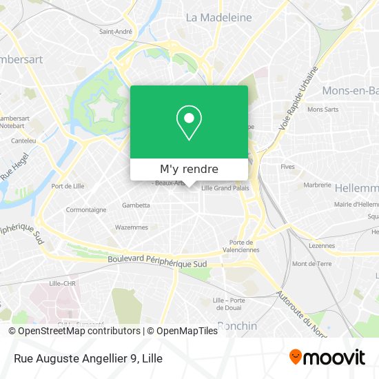 Rue Auguste Angellier 9 plan